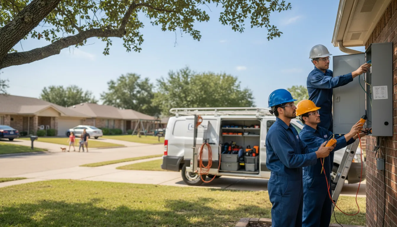Certified electrician providing emergency electrical services in High Ridge, MO